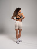Pump Mid Rise Short - Wheat