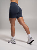 Pump Mid Rise Short - Dusty Navy