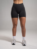 Pump Mid Rise Short - Dark Heather Grey