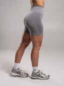Pump High Rise Short - Heather Grey