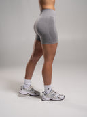 Pump Mid Rise Short - Heather Grey