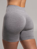 Pump Mid Rise Short - Heather Grey