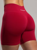 Pump Mid Rise Short - Scarlet