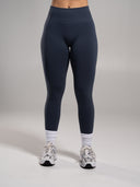 Pump Mid Rise Legging - Dusty Navy