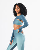 Aura Shrug LS - Glacial Lake