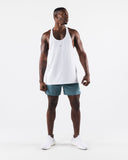 Breathe More Stringer - White